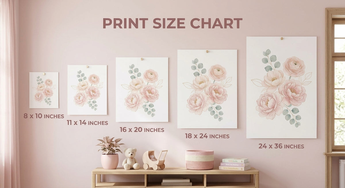 Pink Swan Art Print Poster — Watercolor Swan Wall Decor ( Archival Matte)